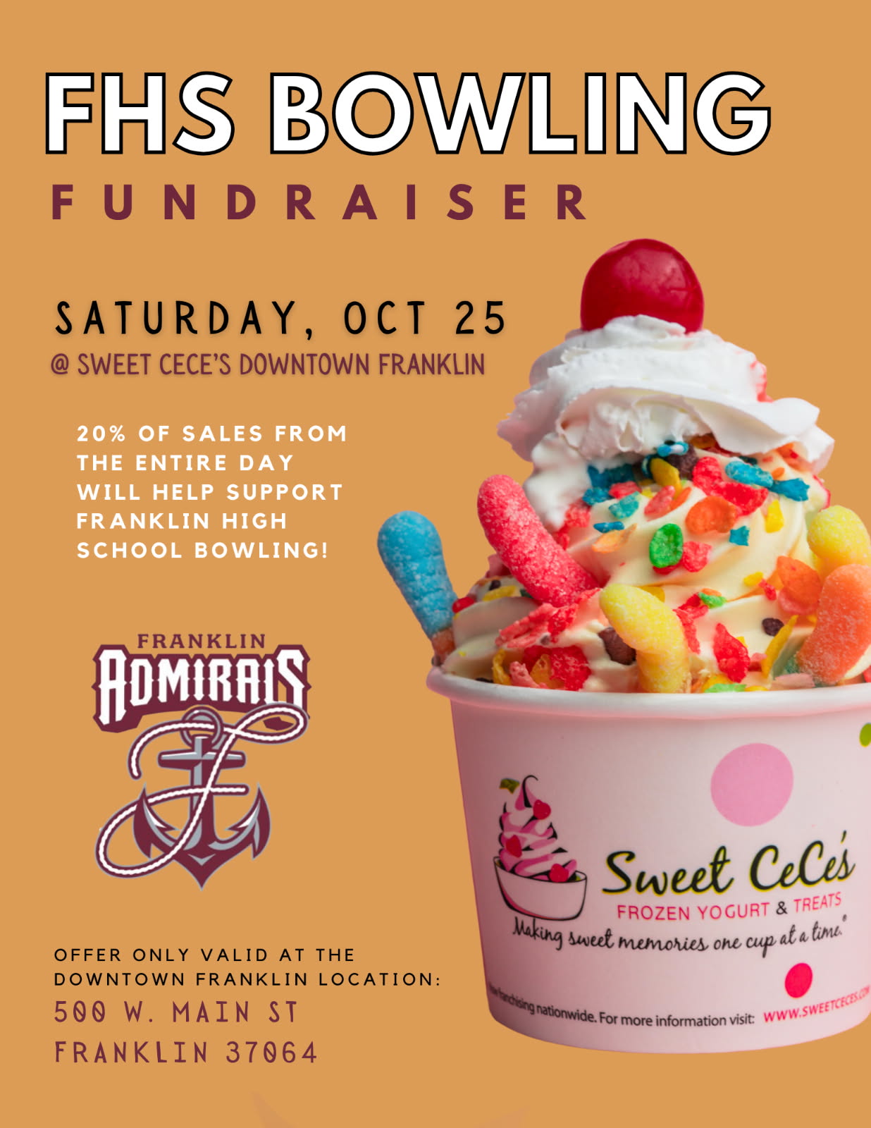 Sweet CeCe's Fundraiser
